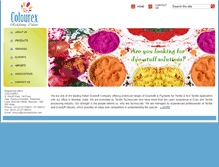 Tablet Screenshot of colourexindia.com